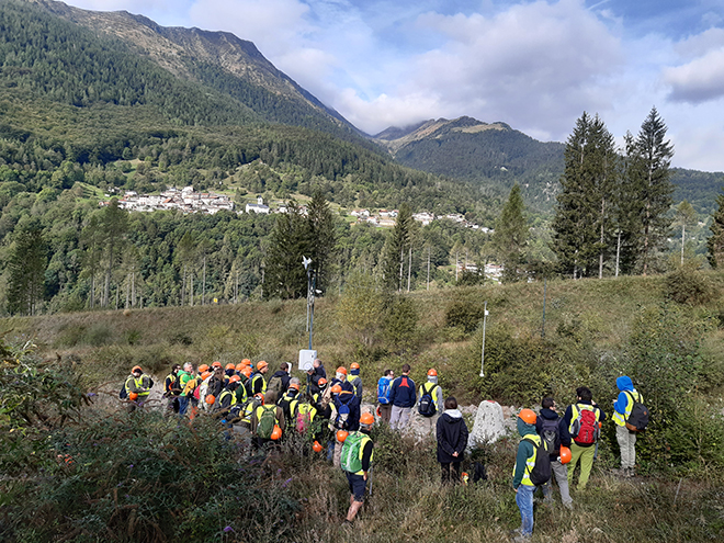 esercitazioni in ambiente alpino