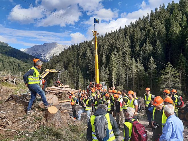 esercitazioni in ambiente alpino